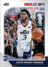 2019-20 Hoops Winter #256 Justin Wright-Foreman - BSK