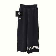 adidas Originals ADICOLOR NEUCLASSICS Wide Leg Knit Sweatpants Women's Black
