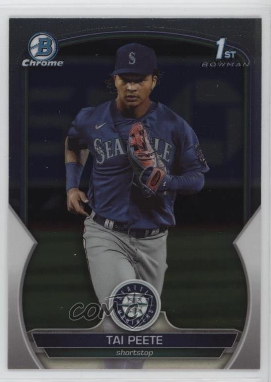 2023 Bowman Draft Chrome Tai Peete #BDC-28 19ot
