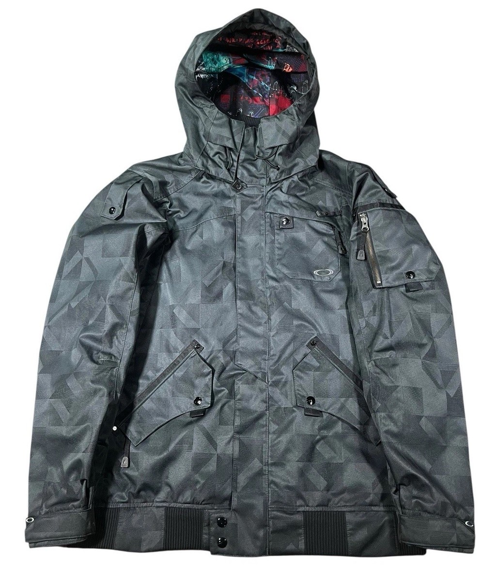 Rare Vintage Oakley Software Jacket Men's Black Zip Ski Snow Size