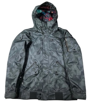 Rare Vintage Oakley Software Jacket Men s Black Zip Ski Snow Size Medium Y2K