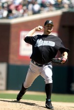 Brad Penny Florida Marlins lanza contra los Gigantes de San Francisco duri- Foto antigua 6
