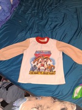 MOTU He-Man vs Beast Man Masters Universe Pajama Shirt He Man HeMan Size 6