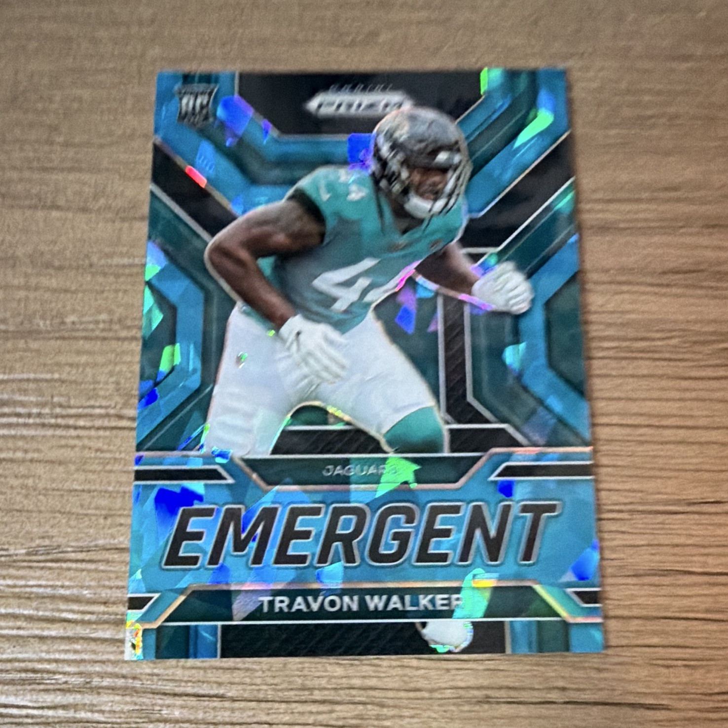 Panini 2022 Prizm Travon Walker Emergent #E-19 Blue Ice Prizm 70/99 RC