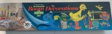 Vintage 1989 Sesame Street Wall Decals Priss Prints Room Decorations Stick Ups