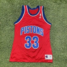Pistons Jersey S 90s 00s Y2k Grant Hill #33 NBA Champion Game-day Basketball Tee