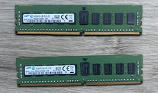 16GB (2x8GB) Samsung DDR4 2133MHz PC4-2133P 2Rx8 Reg ECC RDIMM Server RAM Memory