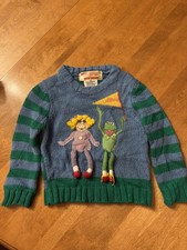 Vintage 1980 Ruth Scharf Muppets Knit Crew Neck Sweater Size - 3T