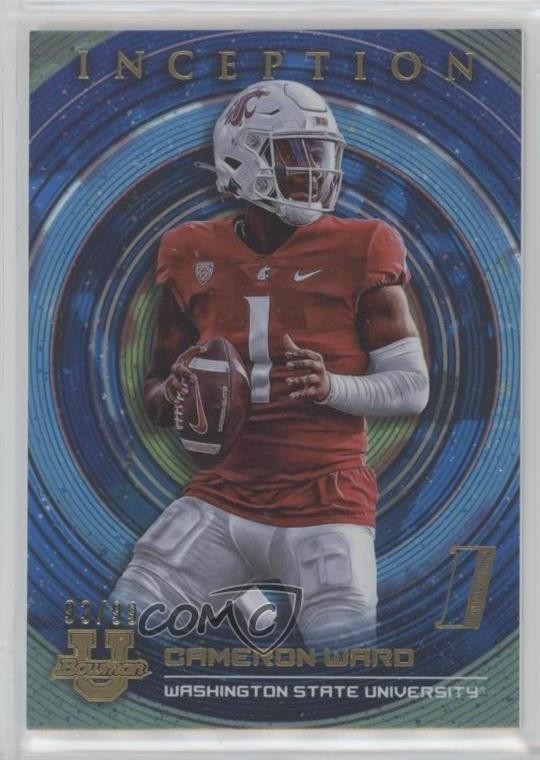 2022-23 Bowman Inception University Blue Foil V2 93/99 Cam Ward Cameron #46 13i1