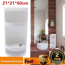 Corner Shelf 360 Rotating Triangle Rack Bathroom Storage Holder Organizer Shelf