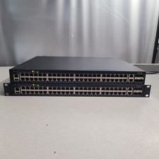RUCKUS ICX 7150 ICX7150-48P 4X10GR, 2X10G 2X1G 48-Port POE Switch LOT of 2 