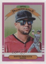 2019 Panini Donruss Optic Diamond Kings Pink Prizm David Peralta #28 0t2
