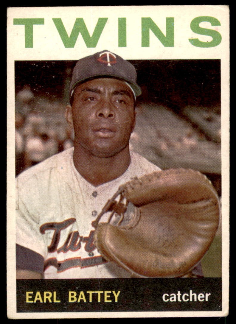 1964 Topps #90 EARL BATTEY  Minnesota Twins  VG/EX