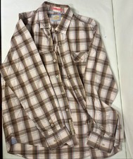 Tommy Bahama Men's XL Plaid Long Sleeve Button Up Shirt