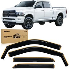 Nilight in Channel Rain Guards for Ram 1500 2009 2010 2011 2012 2013 2014 201...