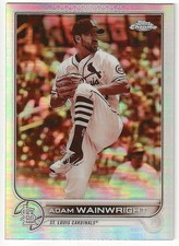 2022 Topps Chrome ADAM WAINWRIGHT Insert SEPIA REFRACTOR Parallel Card CARDINALS