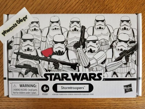 Star Wars Vintage Collection Stormtroopers 4 Pack Army Builder Set F5321 New!