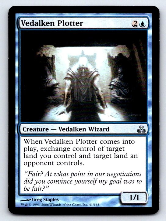 Vedalken Plotter Uncommon Guildpact Magic: The Gathering
