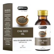 Hemani CHIA SEED Oil, Natural Oil for Hair and Skin Care / زيت بذور الشيا