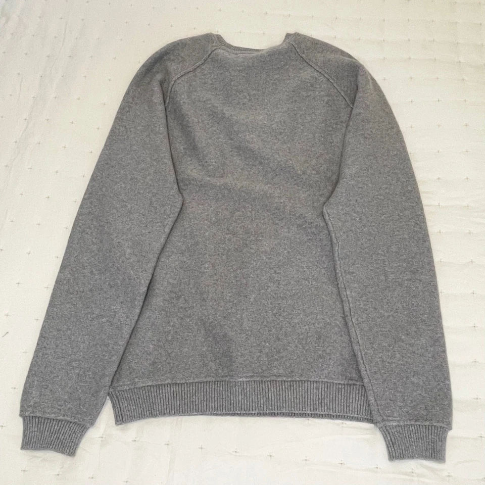 Esprit Pullover Sweatshirt Sweater Men’s L | Gray Soft Fleece Casual | EUC - Image 3 of 4
