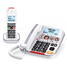 SWISSVOICE - Xtra 3355 Combo - DECT - Corded Telephone Cordless Handset - Large