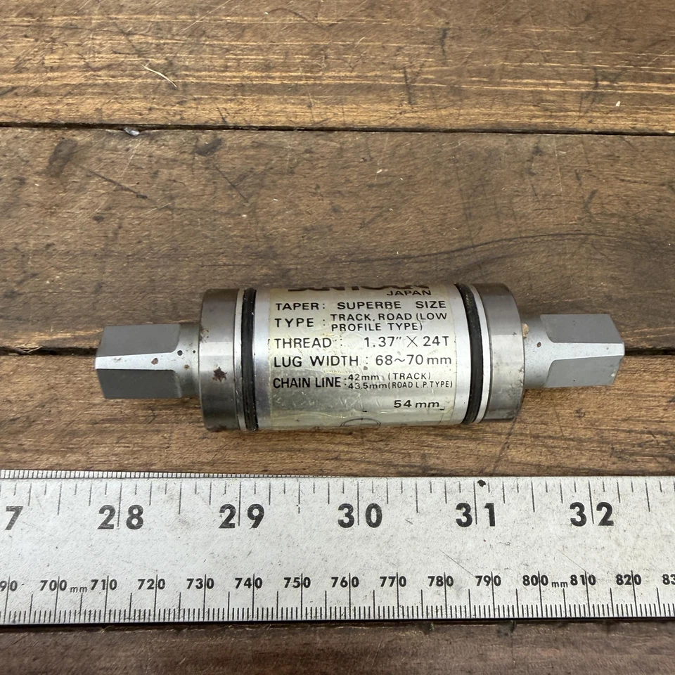 Soporte inferior Suntour Superbe vintage cojinete sellado 1,37x24T 68 70 pista carretera Foto 2 de 4