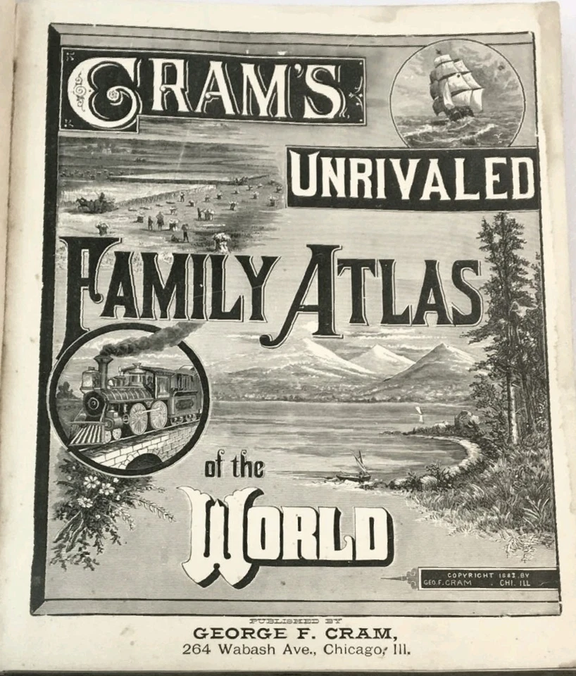 1887 NEBRASKA Map ORIGINAL (12x9) TOWNSHIPS RAILROAD COUNTY MILITARY FORTS - Image 4 of 4