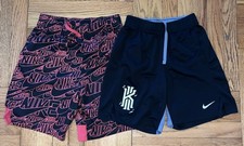 LOT OF 2 NIKE DRI-FIT Size S Boys Lightweight Training Running Shorts