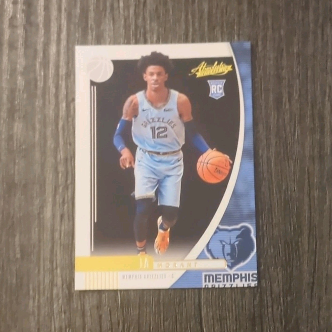 2019-20 Panini Absolute Memorabilia Ja Morant Rookie Memphis Grizzlies #72 NBA
