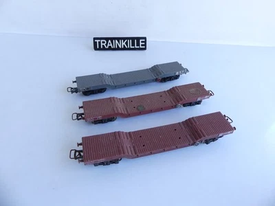 JOUEF FRANCE HO 3 WAGONS SURBAISSES - Photo 1/4