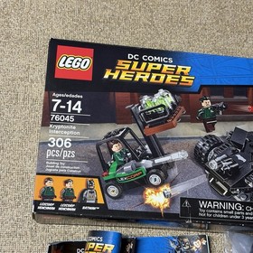 LEGO DC Comics Super Heroes 76045 Kryptonite Interception Complete With Manual