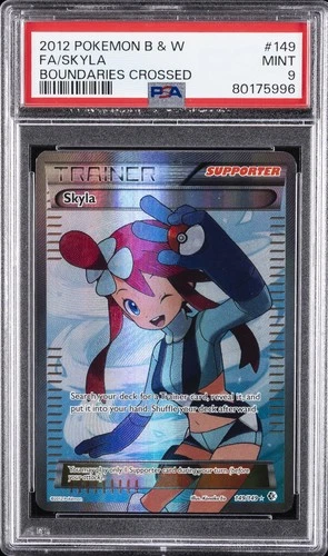 2012 POKEMON BLACK & WHITE BOUNDARIES CROSSED #149 FULL ART/SKYLA PSA 9