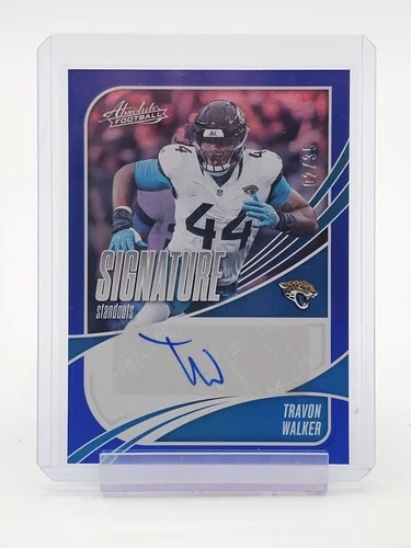 2025 Panini Absolute Travon Walker Blue (RAW)