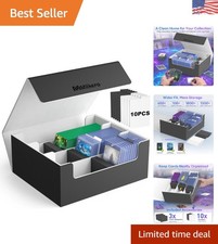 Versatile Trading Card Storage Case with 10 Dividers - Perfect for Collectors