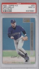 2001 Topps HD Platinum 194/199 Jeff Cirillo #73 PSA 9 MINT a5h
