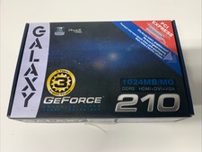 Galaxy NVIDIA GeForce 210 1GB DDR2 PCIe CRT DVI HDMI VGA Graphics Card