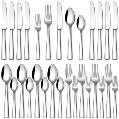 20 Piece Silverware Set, Food-Grade Stainless Steel Flatware Sets for 4 Mirror