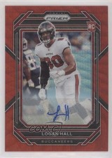 2022 Panini Prizm Rookies Red Wave Prizm Auto 146/149 Logan Hall #381 Auto 11ks