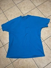 Vintage Hanes Beefy-T Blue Graphic T-shirt XL Barnacle Bills Seafood House