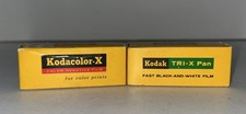 Lot of 2 Vintage KODAK Film Rolls Expired 1969 - Kodacolor-X  Tri-X Pan NOS