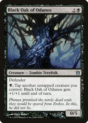 Black Oak of Odunos (062) Born of the Gods BNG MTG Magic