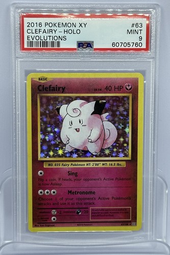 Clefairy graded PSA 9 for sale on eBay