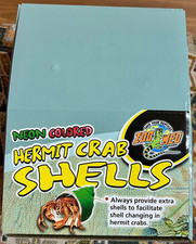 Vibrant Neon Colored Hermit Crab Shells by Zoo Med - Box of 36 assorted shells