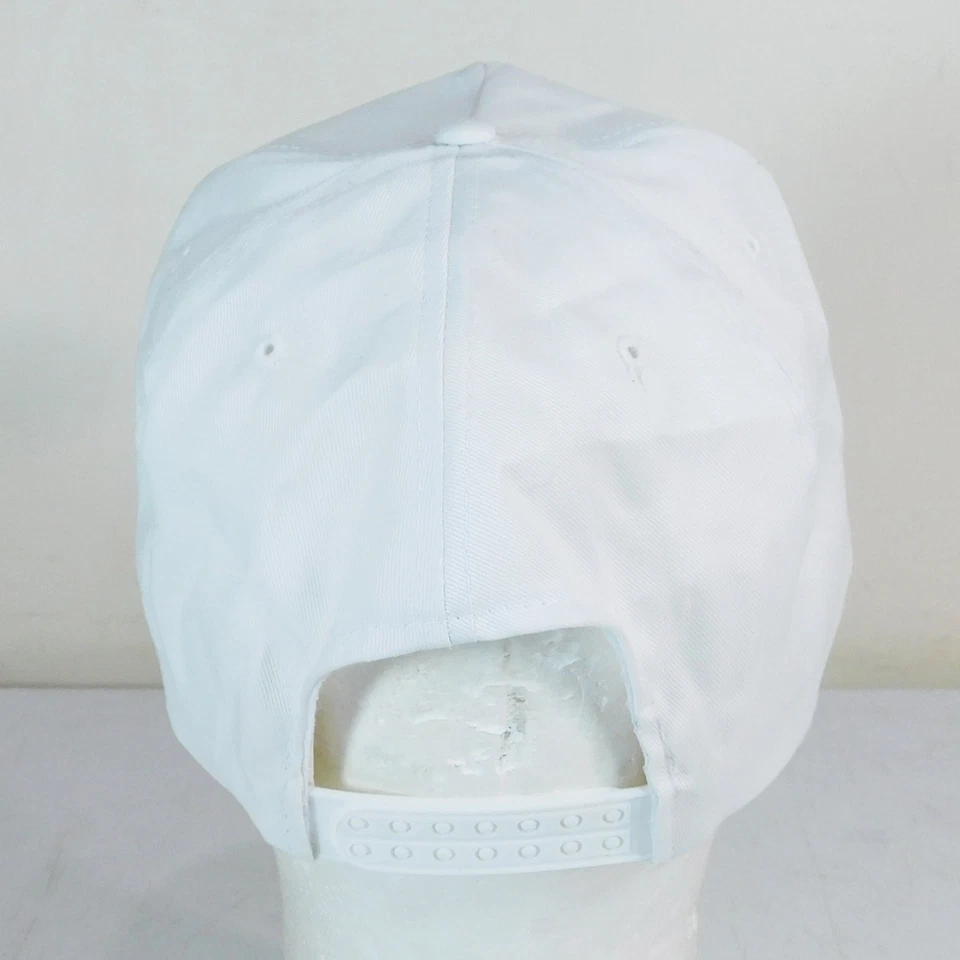 Sombrero de Colección Años 80 Merck Manufacturing Snapback Ala Cuerda Blanca Retro Farmacia Foto 4 de 4