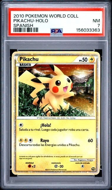 Pikachu (Spanish) PW4 Pikachu World Collection Holo for sale