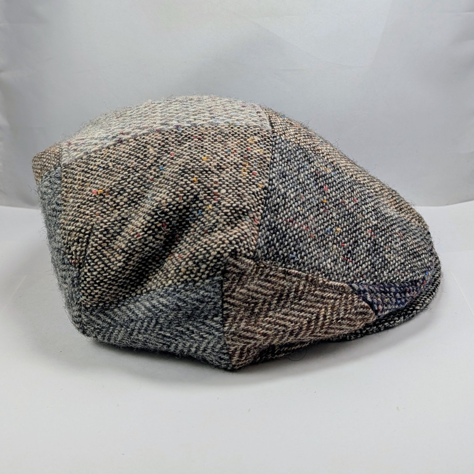 Jonathan Richard Vintage Wool Patchwork Newsboy C… - image 4