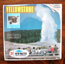 VIEW-MASTER YELLOWSTONE NATIONAL PARK WYOMING A306 SAWYERS 3 REEL SET. SEALED