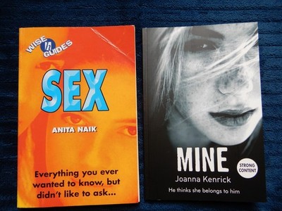 2 PB BOOKS SEX WISE GUIDES - ANITA NAIK & MINE BY JOANNA KENRICK (TEENAGE ADVICE