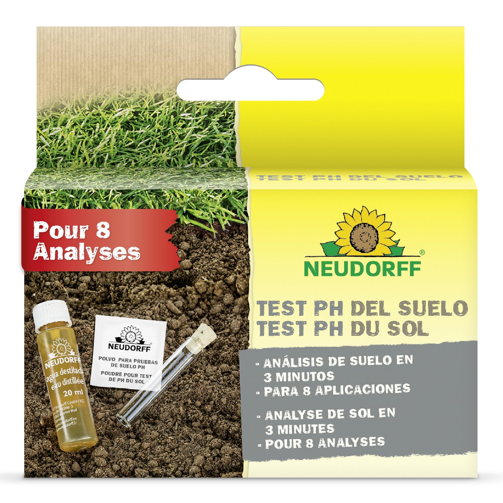 Neudorff Test PH del Suolo - per Una determinazione Semplice e Rapida del (Y6N)