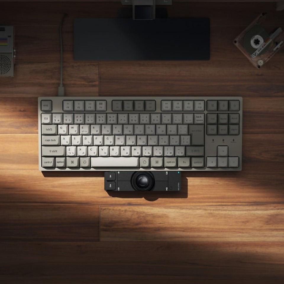 Nape Device Keychron Nape Pro Trackball Maus 25mm Kugel 8-Ir OctaShift ZMK 3-Gerät ...